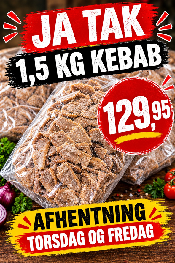 1,5 kg Kebab